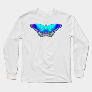 Colorful Butterfly Cool Long Sleeve T-Shirt